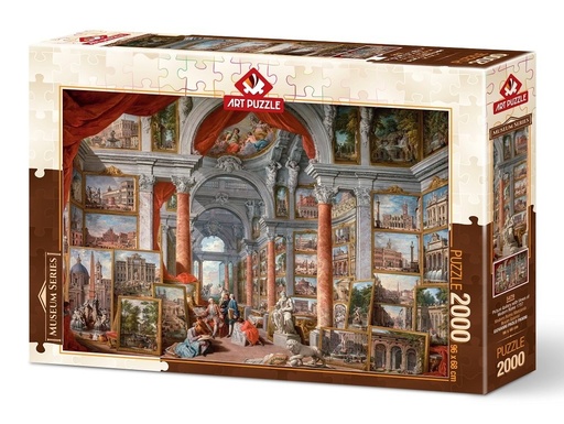 [Art-Puzzle-5479] Galerij met uitzicht op het moderne Rome
