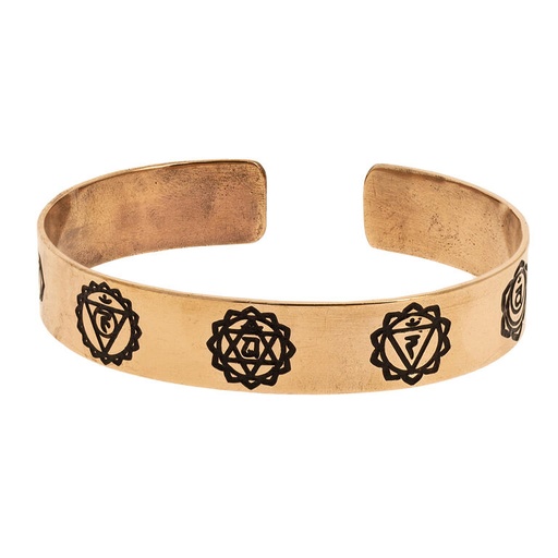 [BI263] Koperen Armband - 7 Chakra's