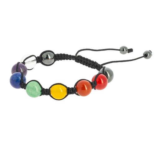 [BI171] Shambala Armband 7 Chakra's