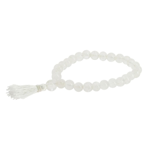 [BI114] Bergkristal mala armband