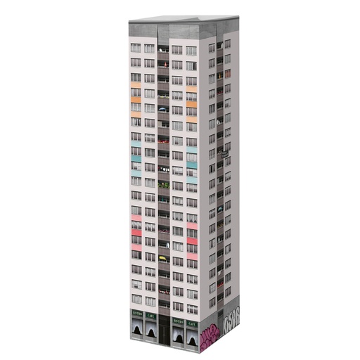 Paperscraper "Geprefabriceerd appartement"