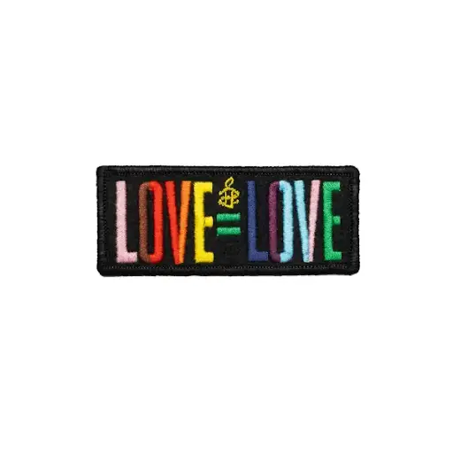[C2.8.155] Strijkembleem Love=Love