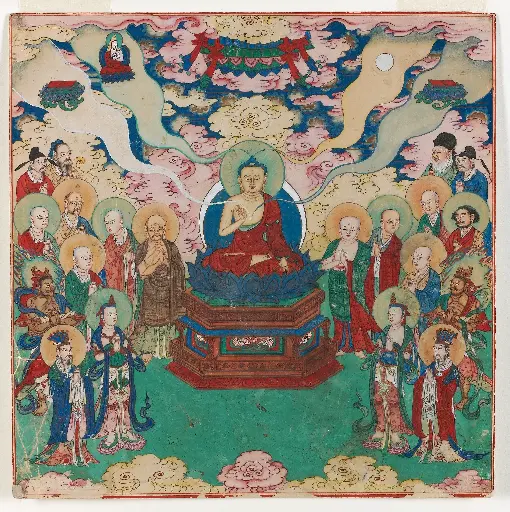 Sarvavid Vairocana-De verlichte Boeddha