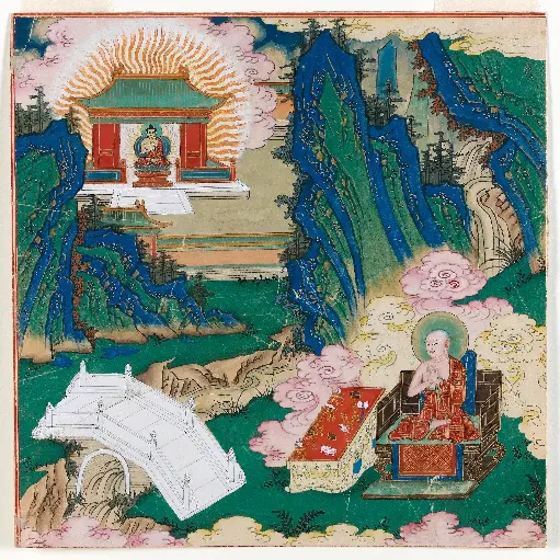 Sarvavid Vairocana-Gedachtenwereld