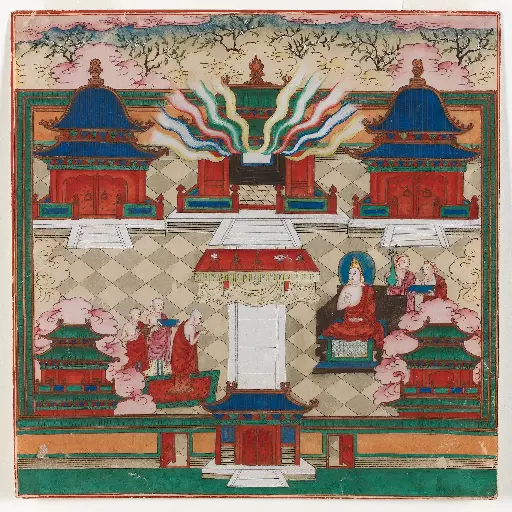 Sarvavid Vairocana-Vraag tot inwijding