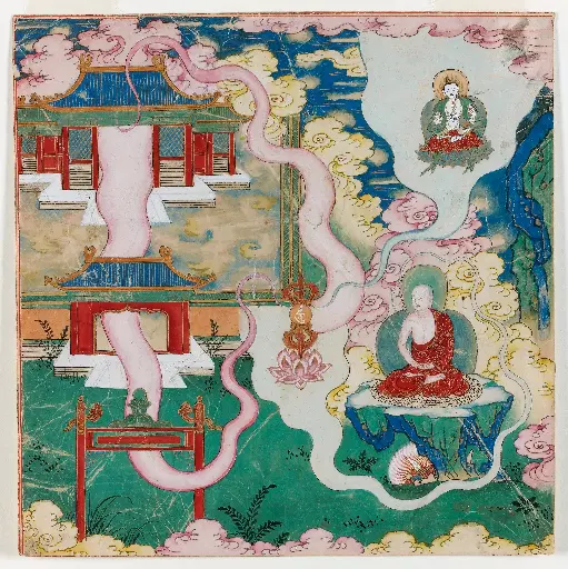 Sarvavid Vairocana-Ingang van de mandala