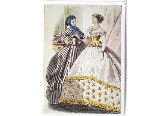 [CACL000410] Twee dames in zwart en wit