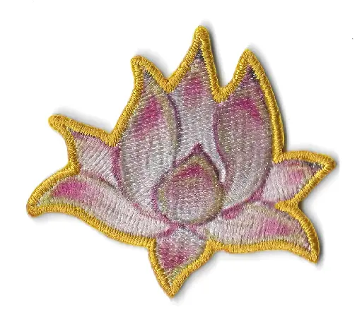 [DI-MAS-003] Lotusbloem Strijkpatch