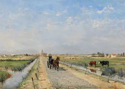 Polderlandschap (detail)