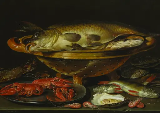 Stilleven met vis