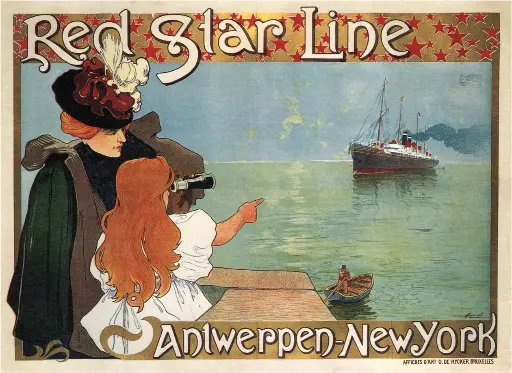 Red Star Line, Antwerpen - New York