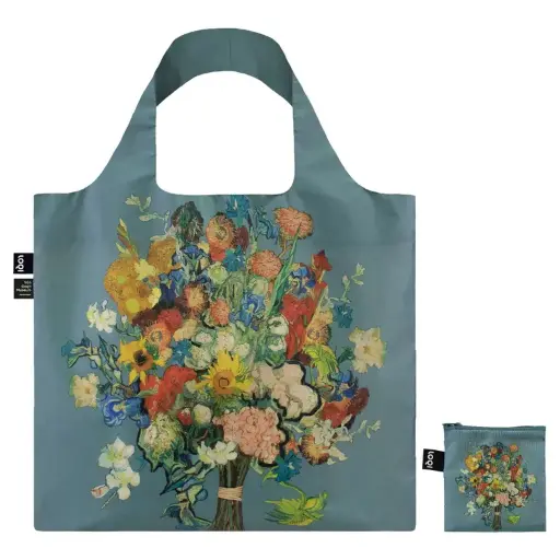 [VGM.AB] Blauw bloemenpatroon