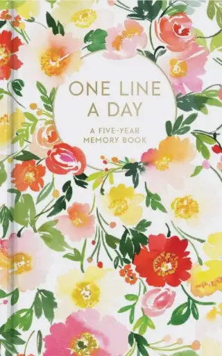 Floral One Line a Day: a Five-Year Memory Book