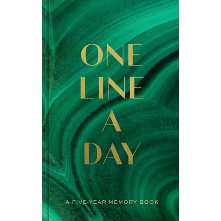Malachite Green One Line a Day a Five-Year Memory Book