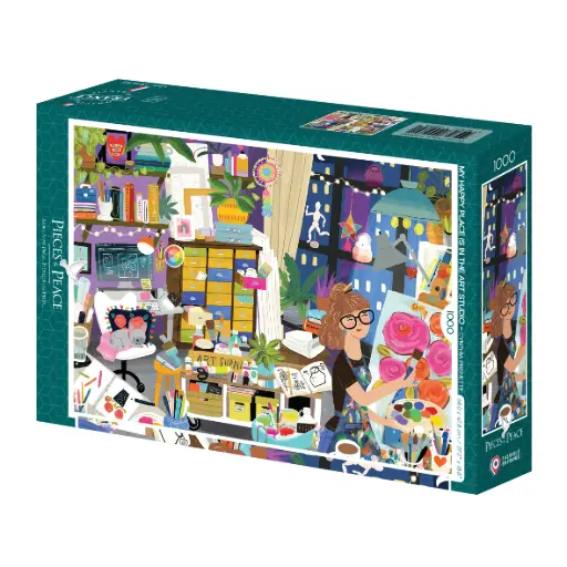 [Pieces-Peace-F-00189] Mijn favoriete plek is in het kunstatelier