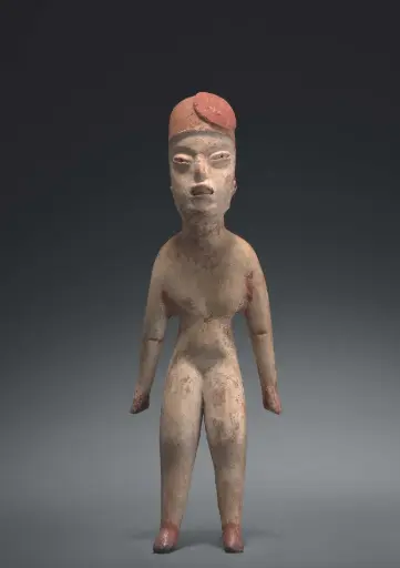 Staande vrouwelijke figuur