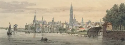 [MA-MAS-018] Zicht op Antwerpen