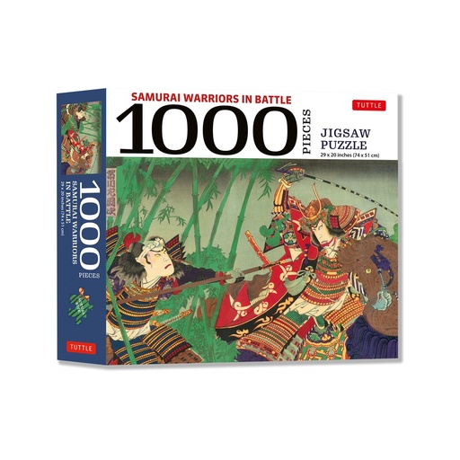 Samurai Oorlogvoerders in Gevecht