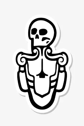 Dead Skull stickertje