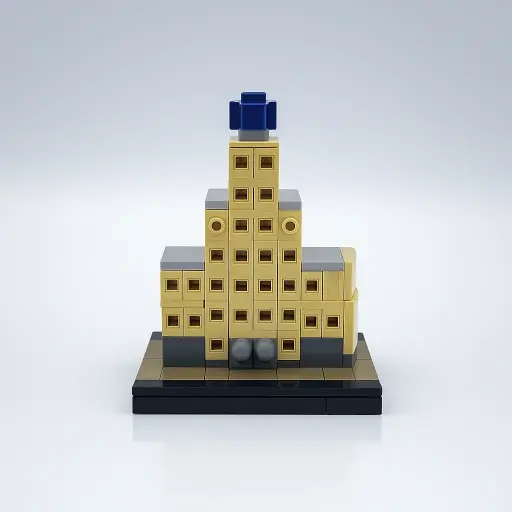 [BOC-SKY-ANT-BOE] Boerentoren in Lego