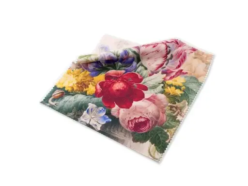 [ALCW000034] Bloemen in een vaas met een vlinder (detail)
