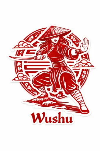 Wushu Sticker