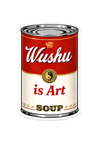 Wushu is Art Sticker