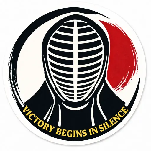 Victory Begins in Silence Sticker