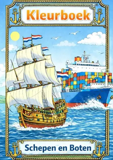 Kleurboek Schepen en Boten